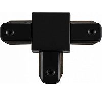 Коннектор для шинопровода Т-образный Feron LD1003 Однофазный Черный IP20 картинка 